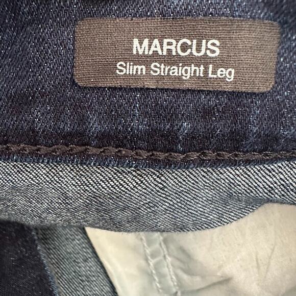 Mavi Jeans Marcus Slim Straight Leg Dark Wash Stretch Jeans Mens 34x30 - Picture 6 of 10